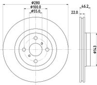 Remschijf 8DD355125491