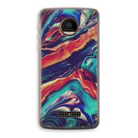 Chameleon Sun: Motorola Moto Z Force Transparant Hoesje - thumbnail