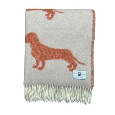 Plaid wol Teckel Rust