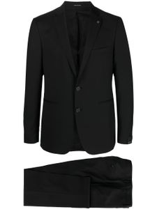 Tagliatore costume à veste à simple boutonnage - Noir