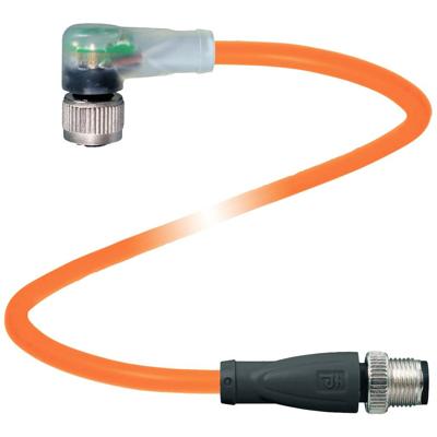 Pepperl+Fuchs 70137220-100001 Sensor/actuator connector, geassembleerd Aantal polen (sensoren): 4, 4 0.6 m 1 stuk(s)