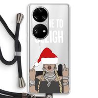 Came To Sleigh: Huawei P50 Pro Transparant Hoesje met koord