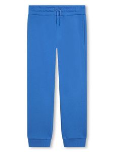 Kenzo Kids pantalon de jogging à logo imprimé - Bleu