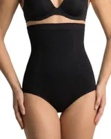 Fine Woman hoge Corrigerende taille slip dames - Shapewear hoge buik corrigerende slip - M - Zwart - Onderbroek - Ondergoed- Corrigerend ondergoed