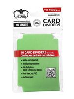 Ultimate Guard Card Dividers Standard Size Green (10) - thumbnail