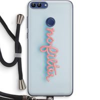 #nofilter: Huawei P Smart (2018) Transparant Hoesje met koord