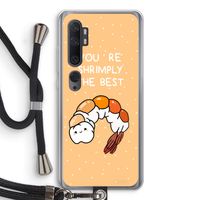 You're Shrimply The Best: Xiaomi Mi Note 10 Transparant Hoesje met koord