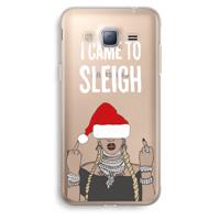 Came To Sleigh: Samsung Galaxy J3 (2016) Transparant Hoesje