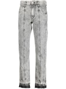 MARANT ÉTOILE jean court à empiècements - Gris