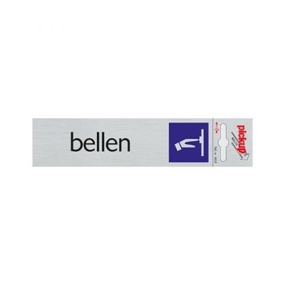 Bord Alulook Bellen - 165x44 mm zelfklevend.