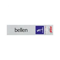 Bord Alulook Bellen - 165x44 mm zelfklevend.