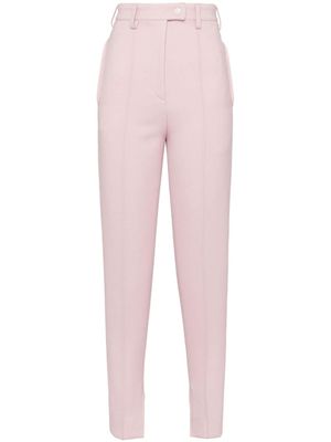 Prada pantalon à taille haute - Rose