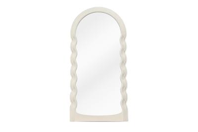 Wandspiegel WAVE 160cm wit - 45941