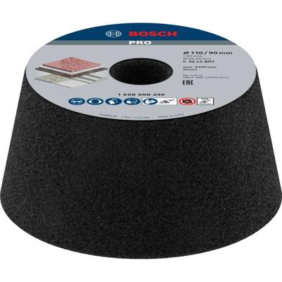 Bosch Accessories 1608600240 Schuurkom, conisch-steen/beton 90 mm, 110 mm, 55 mm, 36 Bosch Power Tools 1 stuk(s)