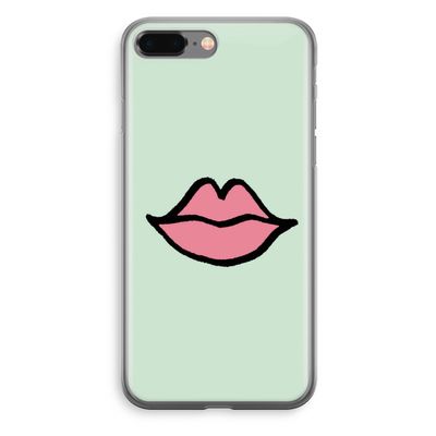 Kusje: iPhone 8 Plus Transparant Hoesje