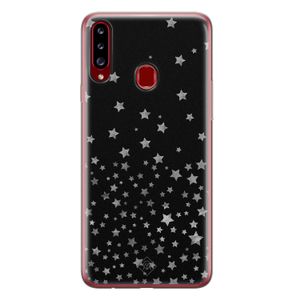 Samsung Galaxy A20s siliconen hoesje - Falling stars