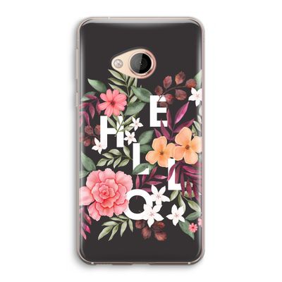 Hello in flowers: HTC U Play Transparant Hoesje