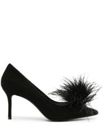 Kate Spade escarpins 80 mm à détails de plumes - Noir - thumbnail