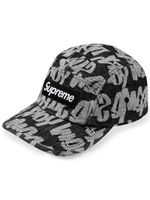 Supreme casquette à logo en jacquard - Noir