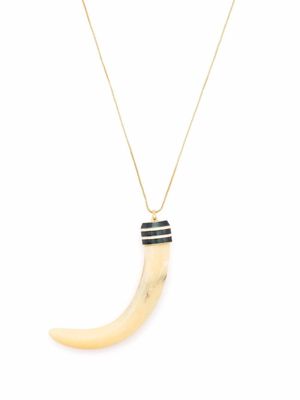 Tory Burch collier à pendentif corne