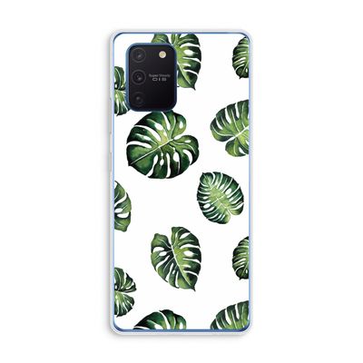 Tropische bladeren: Samsung Galaxy Note 10 Lite Transparant Hoesje