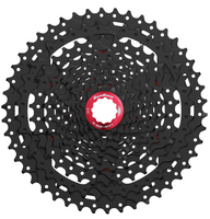 Sunrace Cassette 10 speed CS-MX3 11-46T zwart/rood