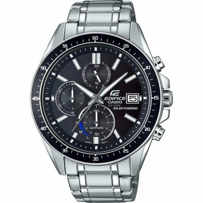 Casio EFS-S510D-1AVUEF Zwart Zilverkleurig Heren horloge