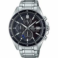 Casio EFS-S510D-1AVUEF Zwart Zilverkleurig Heren horloge