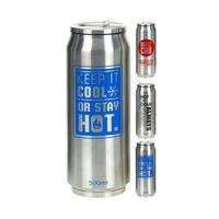 Reisthermosfles Metaltex Mondstuk Roestvrij staal Blik Multicolour 500 ml