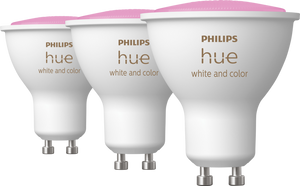 Philips Hue White and Color ambiance 3-pack GU10