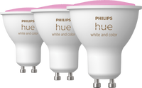 Philips Hue White and Color ambiance 3-pack GU10 - thumbnail