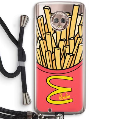 McElodie: Motorola Moto G6 Transparant Hoesje met koord