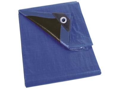 Dekzeil blauw/zwart zeer sterk 5 x 8 m - Velleman