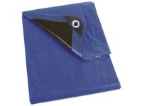 Dekzeil blauw/zwart zeer sterk 5 x 8 m - Velleman
