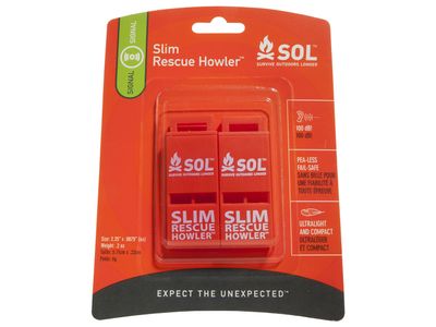 SOL (Survive Outdoors Longer) SOL Signaalfluit Slim Rescue Howler 2 St