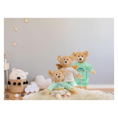 Heless knuffel pluche teddy rainbow 42cm