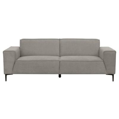 Leen Bakker - Bank Romy 3-zits - Curio - Stof - Grijs - 90x220x78 Cm