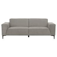 Leen Bakker - Bank Romy 3-zits - Curio - Stof - Grijs - 90x220x78 Cm