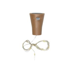 Solar LED flesverlichting - warm wit - 100 cm - 5 LED's - solar