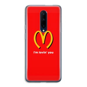 I'm lovin' you: OnePlus 7 Pro Transparant Hoesje