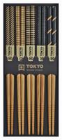 Tokyo Design Studio - Eetstokjes Giftbox - Black Stripe - 5 stuks - thumbnail