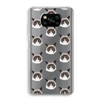 It's a Purrr Case: Xiaomi Poco X3 Pro Transparant Hoesje