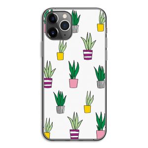 Sanseveria: iPhone 11 Pro Transparant Hoesje