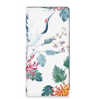 Motorola Moto G24 | G04 | G24 Power Hoesje maken Bird Flowers