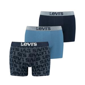 Levis Boxershorts Giftbox Denim Logo AOP 3-pack Blue Combo-XL