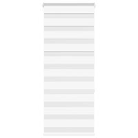 Zebra rolgordijn 55x150 cm stofbreedte 50,9 cm polyester wit