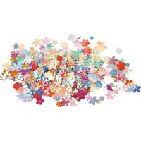 Creativ Company Pailletten, afm 6-20 mm, ca. 9780 stuk, pastelkleuren, 250 gr/ 1 doos