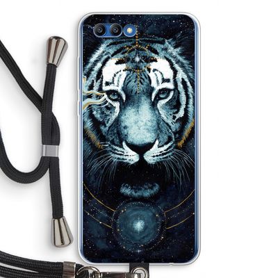 Darkness Tiger: Honor 10 Transparant Hoesje met koord