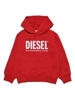 Diesel Kids hoodie à logo imprimé - Rouge - thumbnail