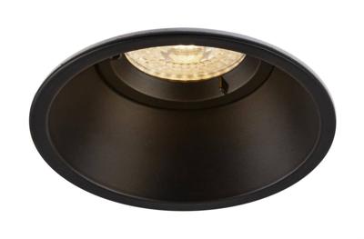 SLV InbouwspotHorn 10,3 cm zwart - 113160